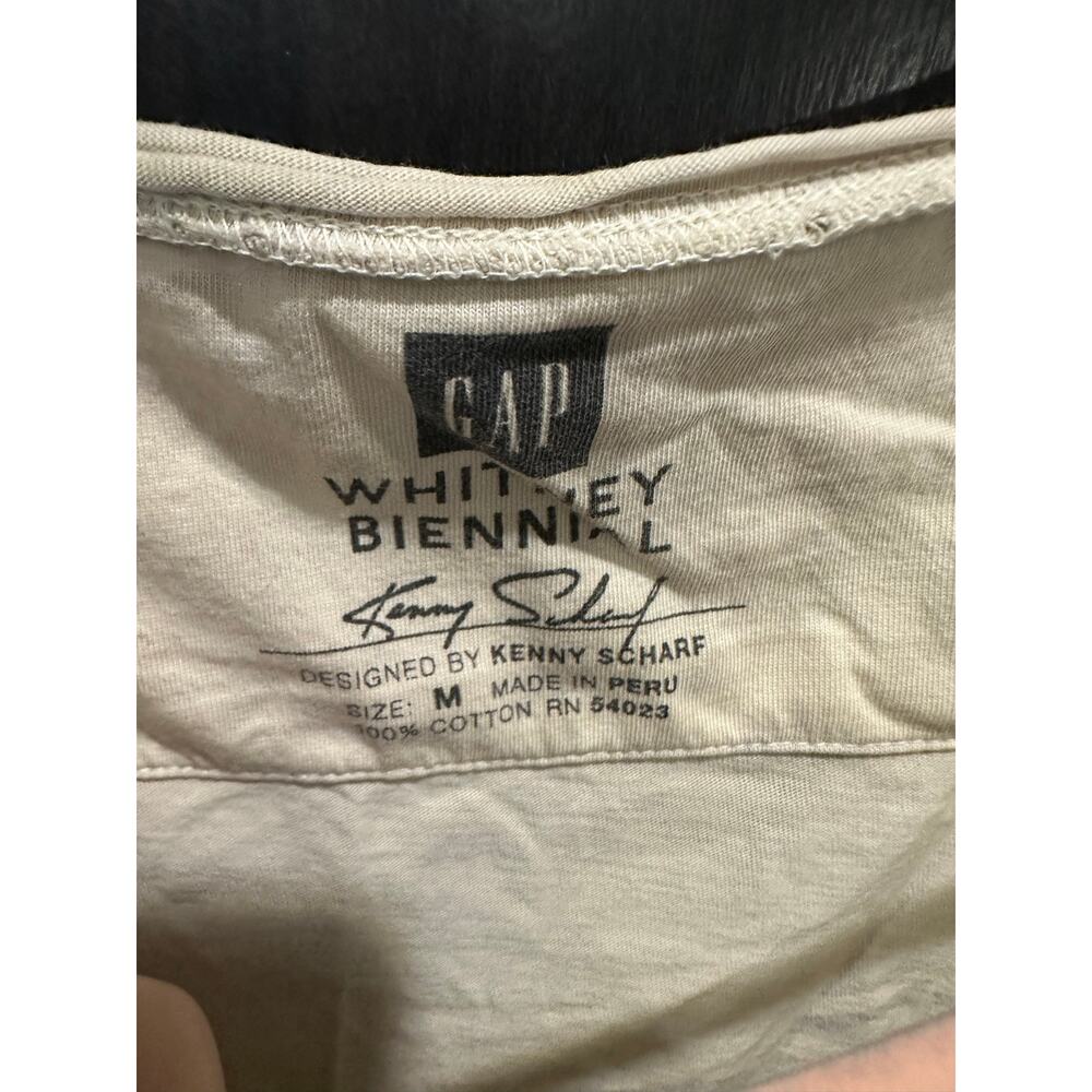 Rare GAP X Whitney Biennial designed by Kenny Scharf Graphic Tee Medium - Picture 8 of 9